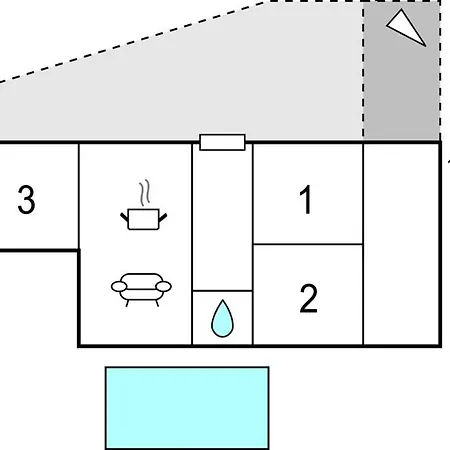 Prázdninový dům 3 Bedroom Awesome In *
